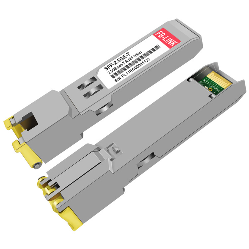 Puerto de cobre 2.5G RJ45 100m para módulo transceptor SFP de puerto Ethernet compatible con Cisco Mikrotik