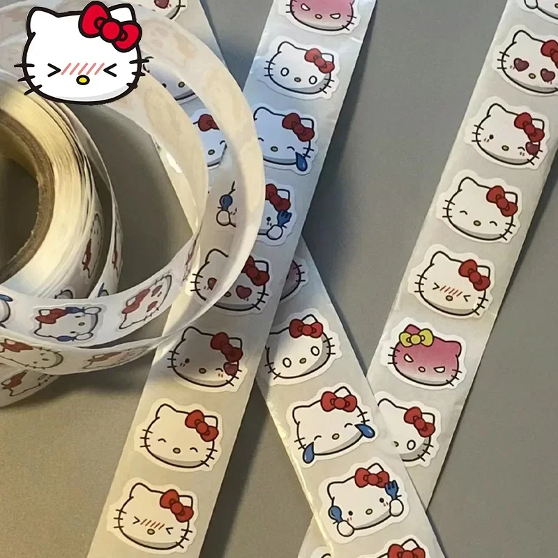 500 個ハローキティかわいいステッカー漫画アニメ文具画材パーティー封筒シール装飾おもちゃベビーシャワーパーティーギフト