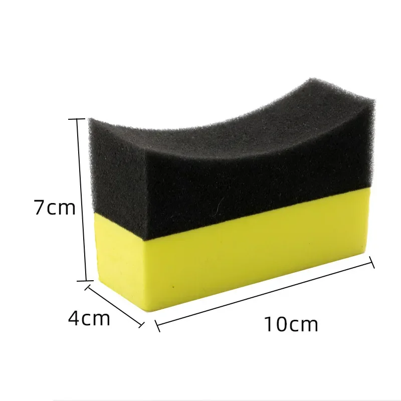 1/2 Chiếc Bánh Xe Hơi Mút Lau Rửa Lốp Xe Rửa Lau Hút Nước Bọt Biển Sáp Đánh Bóng Lốp Cọ Dụng Cụ rửa Xe Phụ Kiện