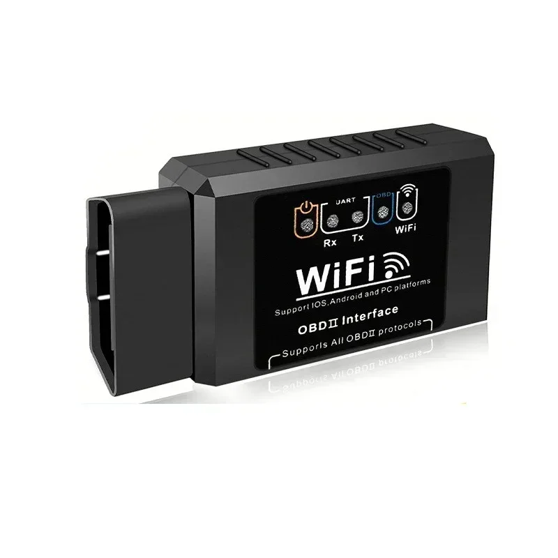 Wifi elm327 obd2 leitor de código scanner v1.5 ferramentas de diagnóstico do carro verificar falhas do motor para android/ios/windows 16pin obd2 interface