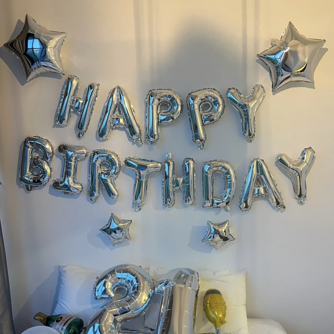 13 stücke Geburtstag Ballon Rose Gold Farbe Folie Brief Ballons set Alles Gute Zum Geburtstag Dekoration Globos Kinder Party liefert