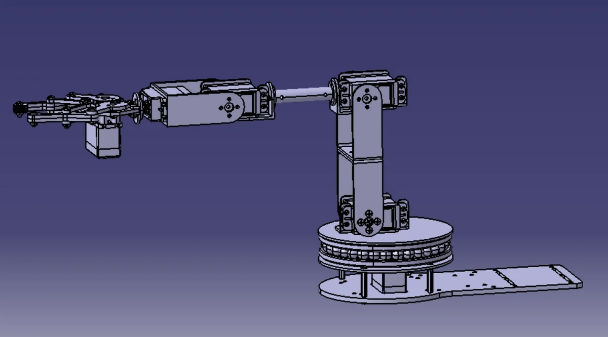 Braço robô mg996 6 dof com garra de metal, base rotativa de disco 180/360 para robô arduino, kit diy, arquivos 3d uno/esp32, robô programável