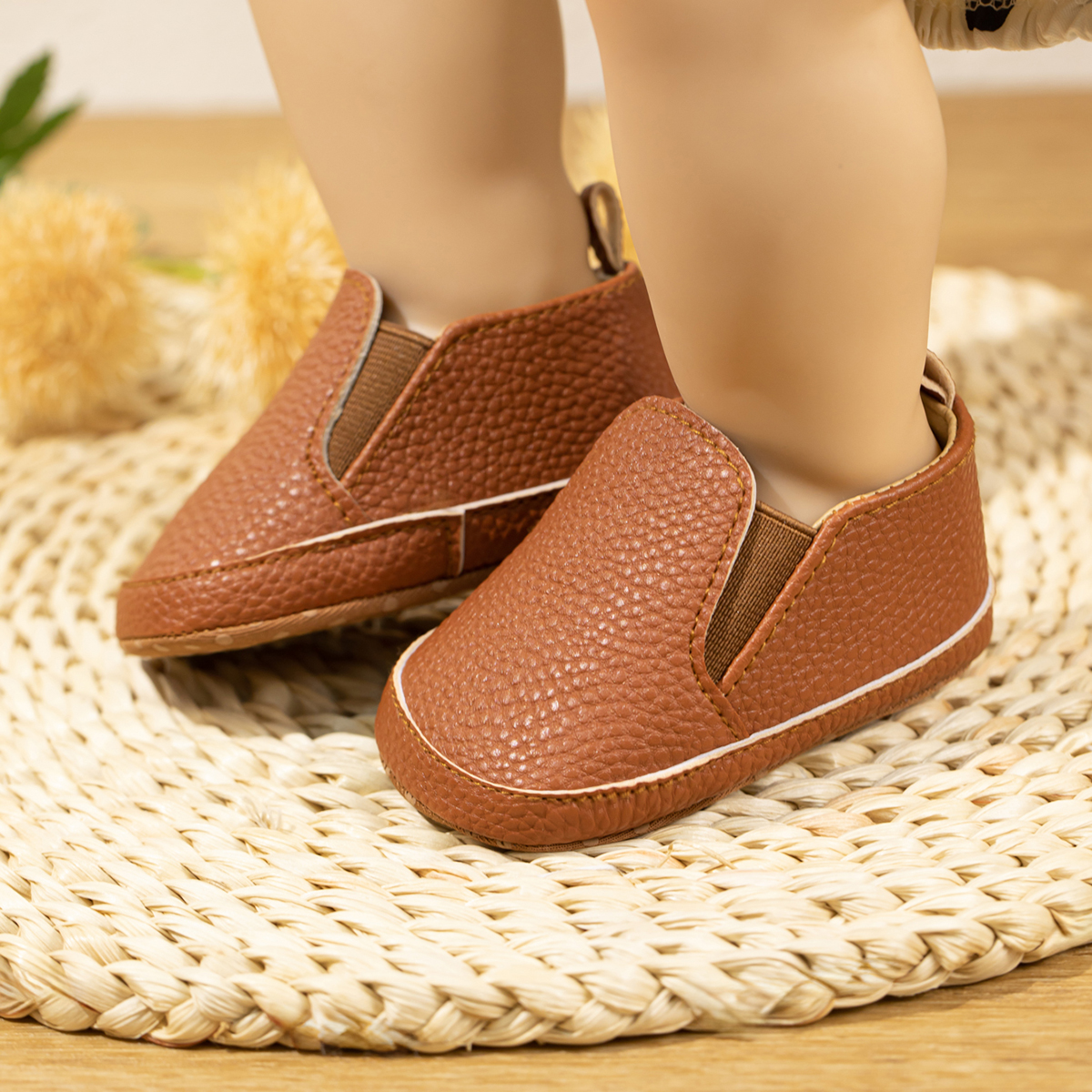 KIDSUN moda Casual bebé niño suela de algodón Primer andador niño bebé mocasines zapatos cómodos deportes zapatos de bebé 0-18M