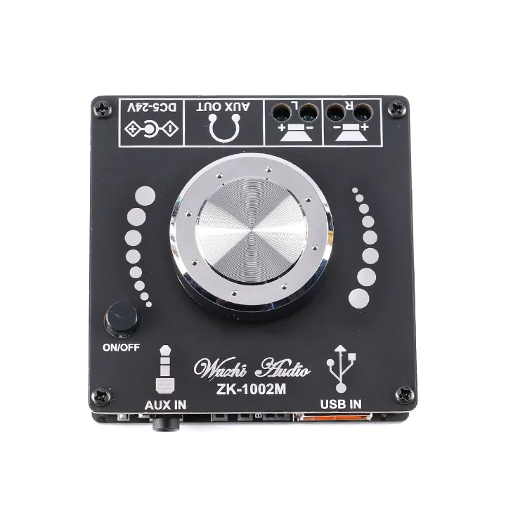 ZK-502H ZK-502M ZK-1002M 50WX2 100WX2 Mini 2.0 Stereo Bluetooth 5.0 Digital Power Amplifier Board Audio Amplificador Module
