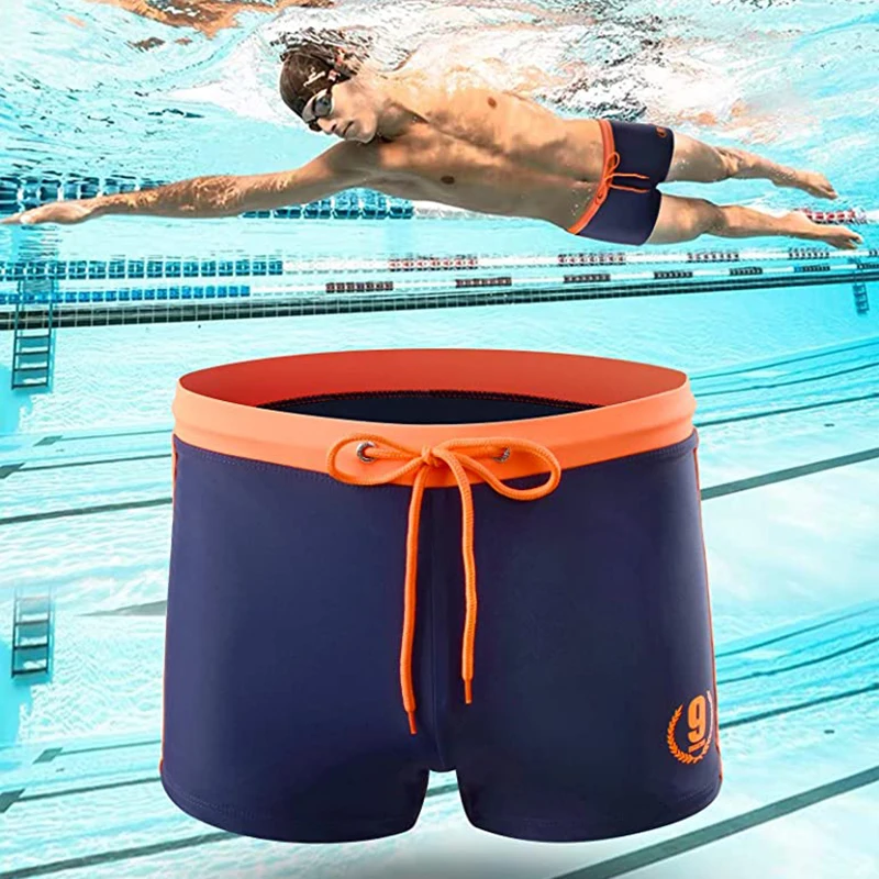 Calzoncillos De natación para hombre, bañadores para hombre, Maillot De Bain para niño, traje De baño para playa, calzoncillos impermeables