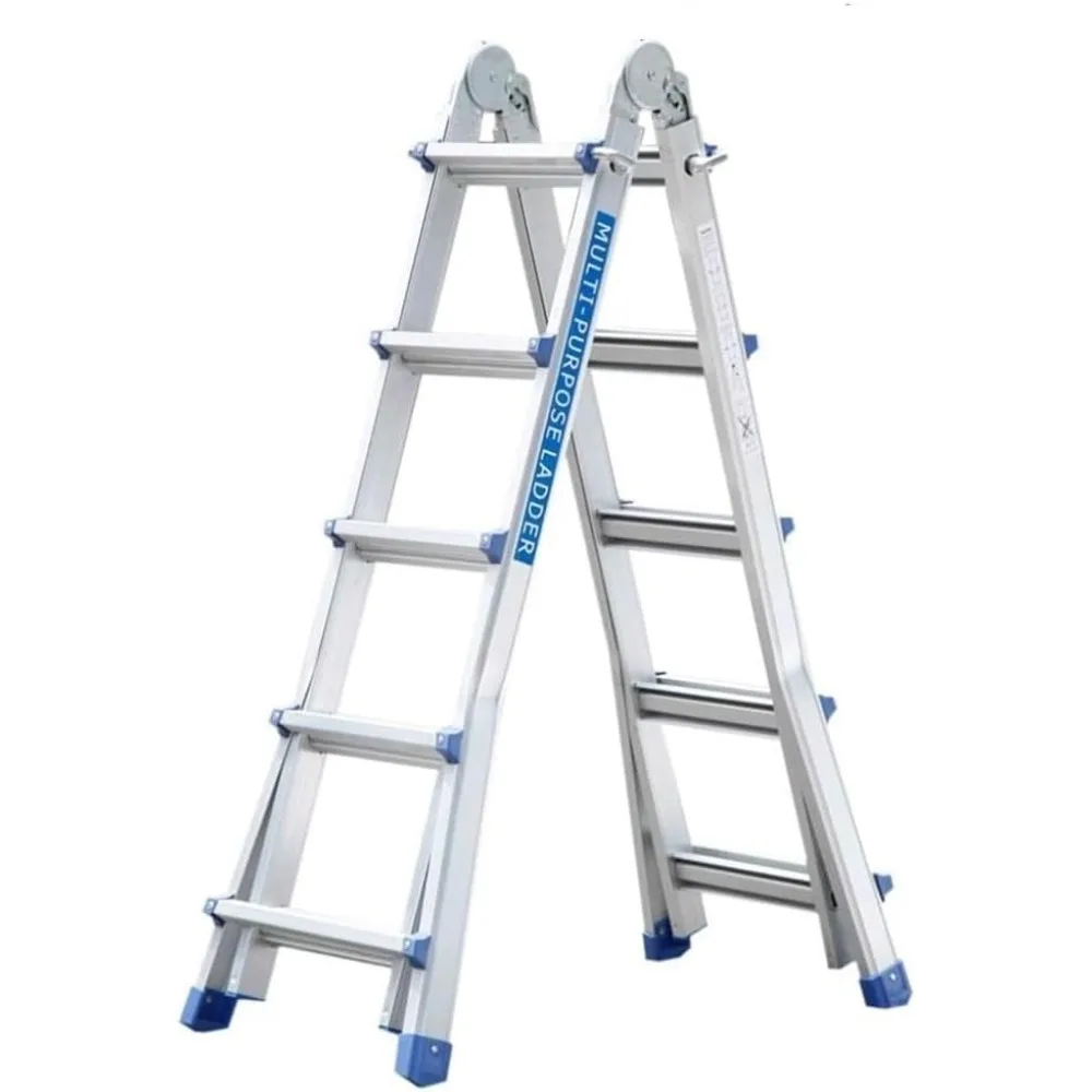 Drabina Artikulowana Składana Teleskopowa Wielofunkcyjna Aluminiowa 4x5 Stopni 5,10m