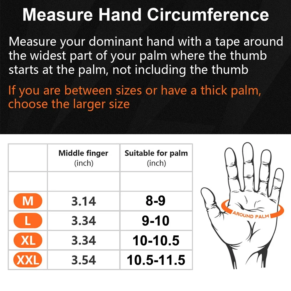 Ski Gloves Winter Waterproof Snowboard Snowmobile Skiing Motorcycle Riding Warm 3M Thermal Mittens Men Plus Size XXL Long