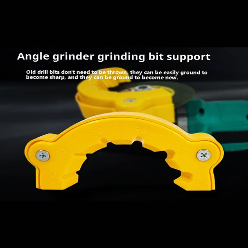 Multipurpose Drill Bit Sharpener Polishing Grinding Tool Multi-specification Angle Grinder 4-12mm Bit Support Double-sided