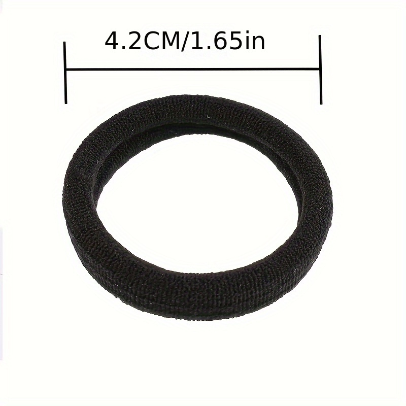 50 Stück elastische einfarbige Haarschlaufen, Pferdeschwanzhalter, trendige Haar-Accessoires für den täglichen Gebrauch