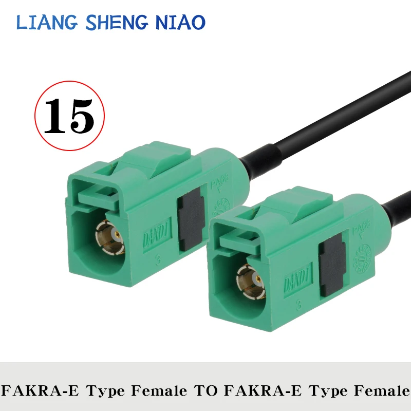 FAKRA E RG174โคแอกเซียลชาย/หญิงสายสำหรับรถยนต์วิทยุดาวเทียม GSM 50Ohm โทรศัพท์มือถือสำหรับ telematics