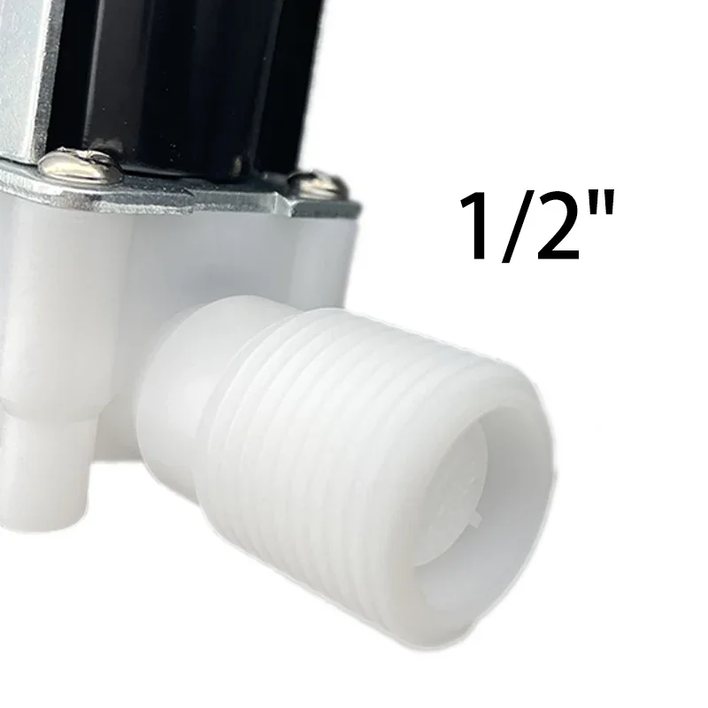 Válvula solenóide de rosca macho de 1/2 "3/4" ac 220v dc 12v 24v interruptor controlador de válvula de controle de água normalmente fechado normalmente aberto