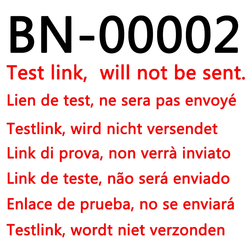 Enlace de prueba de BN-00002, no haga un pedido, no se enviará.