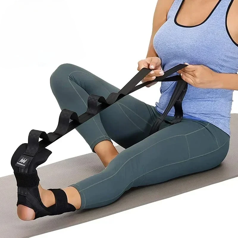 1pc Yoga Bein Stretching Band Flexibilität Stretching Band Rehabilitation Fitness Band Plantarfasziitis Training Gürtel Fuß Pflege