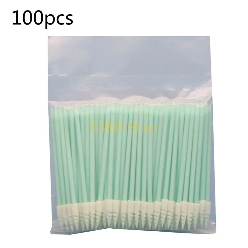 L8rd 100pcs/paquete pequeños puntas puntiagudas limpieza esponja hinchazón pelusa pelusa para productos para placa