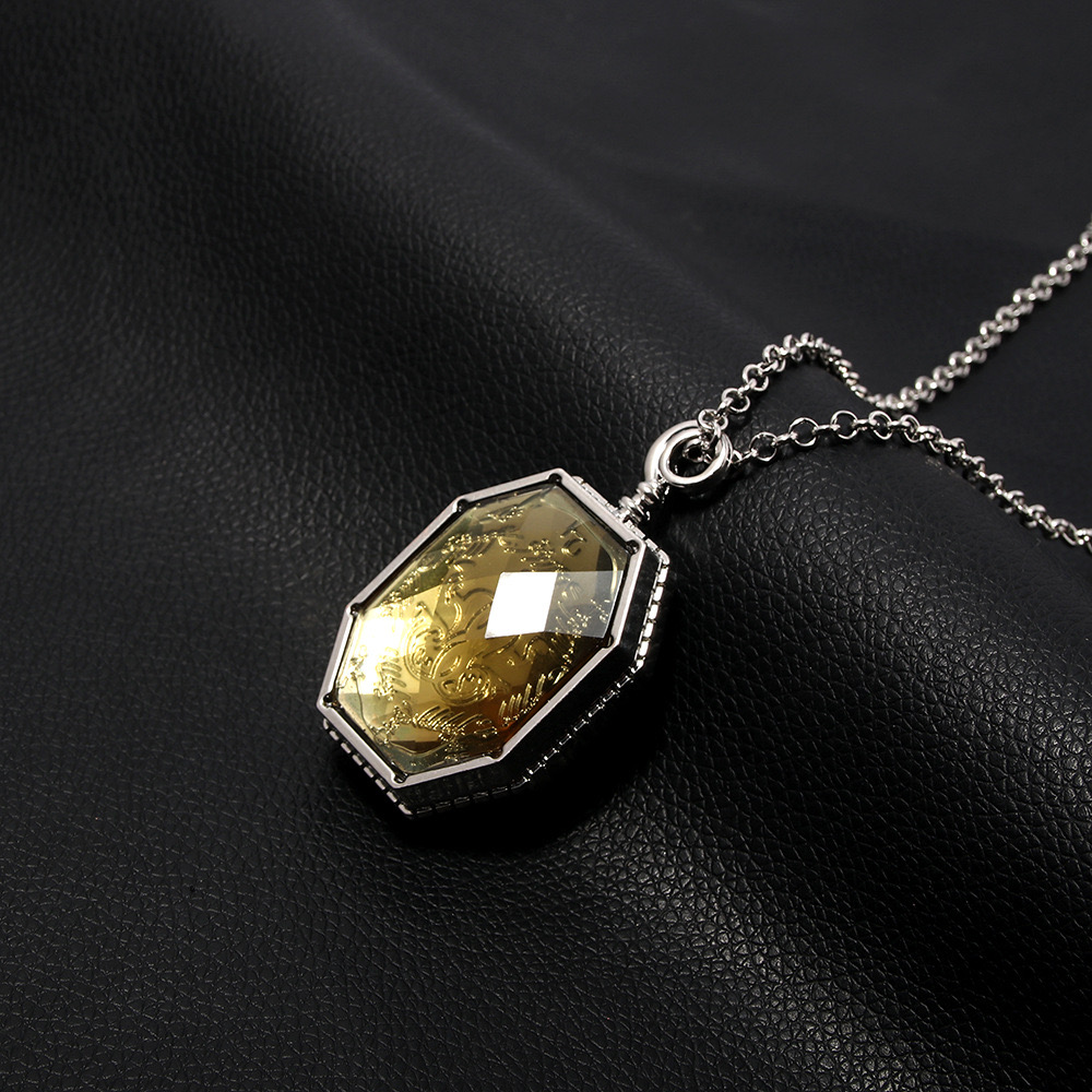 Collier pendentif Horcrux pour hommes colliers de la présidence de la mode personnalité populaire ouvert bijoux périphériques PmotChimMovie