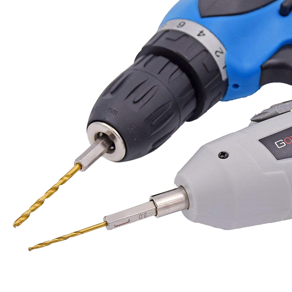 Poignée hexagonale 13 pièces titane torsions perceuse 1.5-6.5mm perceuse électrique tournevis forage alésage perceuse outil