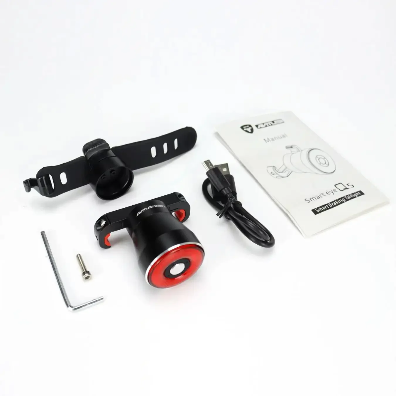 OFFBONDAGE 자전거 스마트 자동 브레이크 감지 라이트 IPx6 방수 LED 충전 사이클링 미등 자전거 후면 조명 액세서리