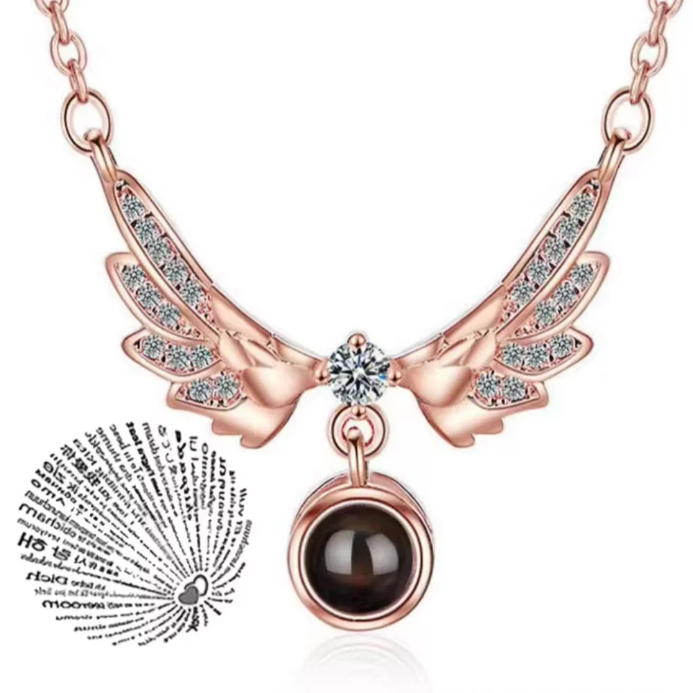 Paar-Halskette, Symbol der Liebe, Liebessprache, Text, Geschenk für die andere Hälfte
