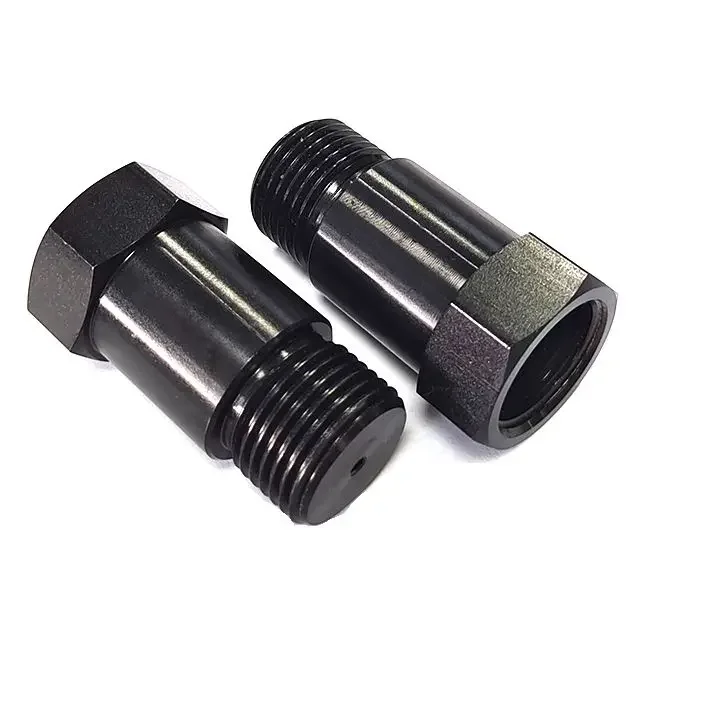 M18 * 1,5 Sauerstoff Sensor Spacer CNC 43mm Sauerstoff Sensor Spacer Expansion CEL Fix Lambda Staubdicht Adapter