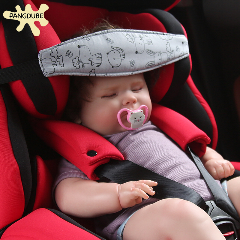 PANGDUBE-Car Seat Head Support para Crianças, Posicionador do Sono para Carrinho, Cat Safety Seat, Baby Head Support, Cinto de Proteção