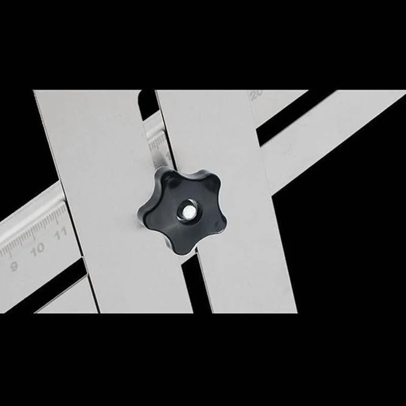 Adjustable Tile Locator for Wall Marking Position Ruler Ceramic Hole Cutter Tile Drill Construction Tool