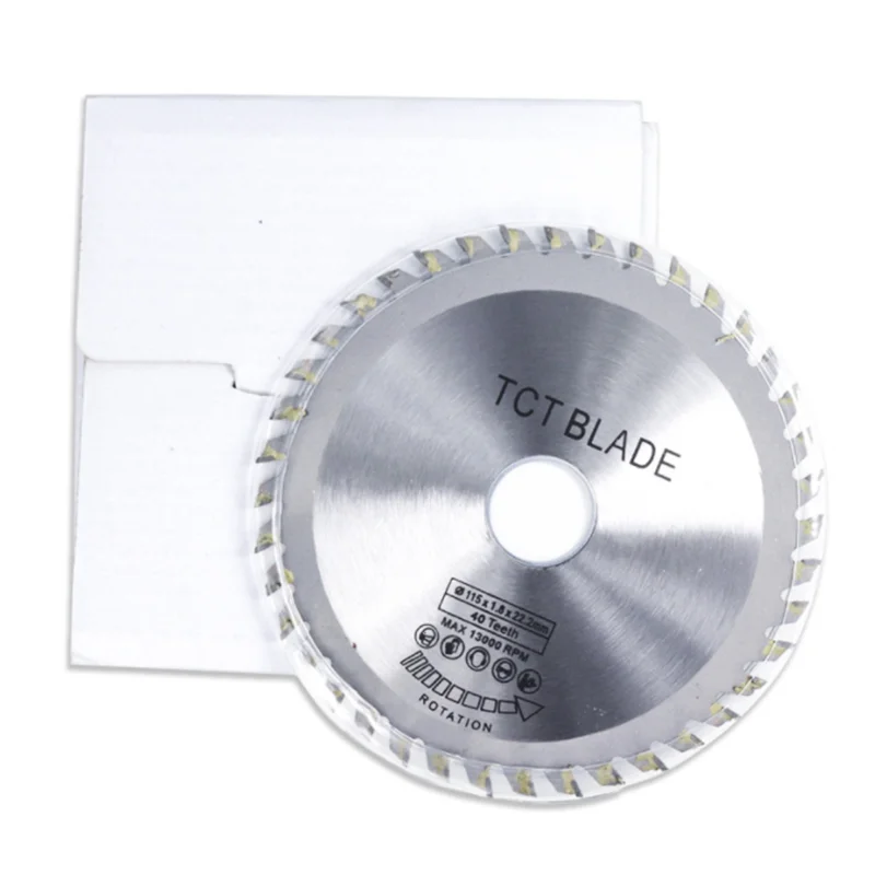 Hoja de sierra para carpintería TCT, disco de corte circular multifuncional de 4/6/7/8 pulgadas 30T/40T/60T para cortar herramientas de corte de madera, 1 Uds.