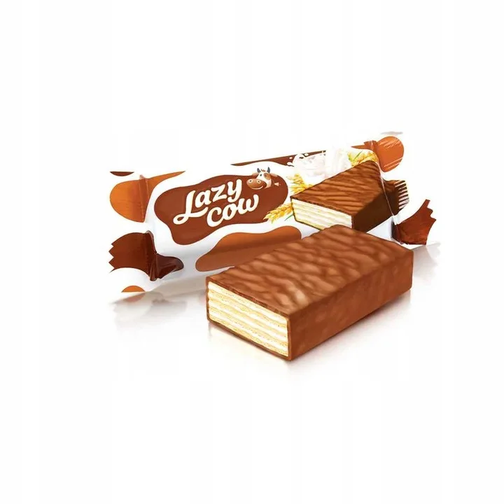 Rosheni Lazy Cow wafelki w polewie czekoladowej 1 kg