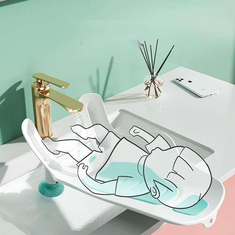 New Infant Baby Washing Ass Artifact Portable Baby Washing Fart Basin Newborns Washing PP Tub Supplies Baby Bathtub Baby Care