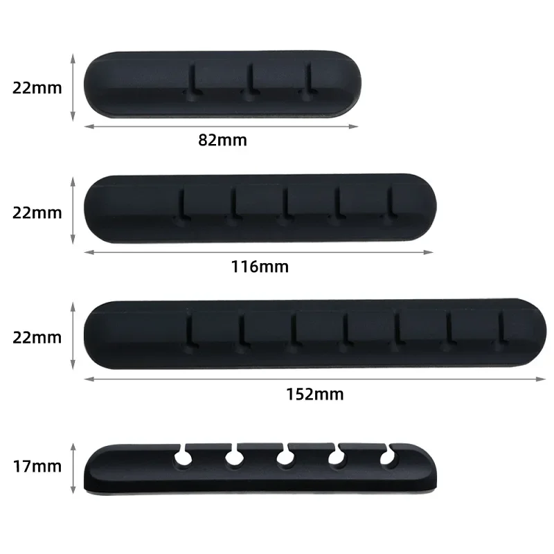 ซิลิโคนสาย USB Organizer สายชาร์จ USB Winder Desktop Tidy Management คลิปสายสําหรับเมาส์หูฟังอุปกรณ์เสริม