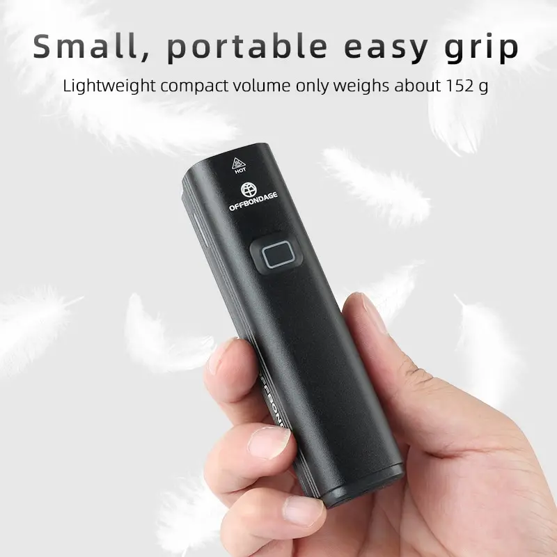 Offbondage ไฟจักรยาน1000ลูเมนไฟหน้าจักรยานพาวเวอร์แบงค์ไฟฉายแฮนด์ชาร์จ USB ไฮไลท์ถนน MTB
