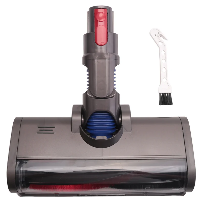 Brush for Dyson V7 V8 V10 V11 V15 Vacuum Cleaner Floor Brush Head with Green LED Lights for Carpets and Hard Floors