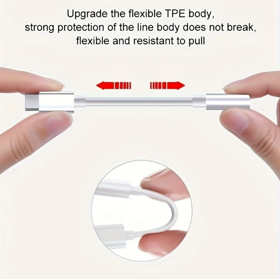 USB Type C To 3.5 Jack Earphone Adapter USB-C 3 5mm Audio Cable Converter For IPhone 15 15 Pro MAX Samsung Galaxy Huawei Xiaomi