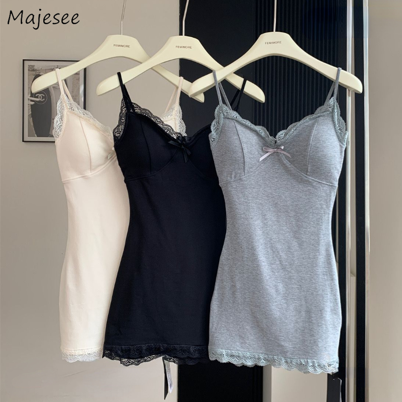 Vestidos sin mangas para mujer, vestido Sexy de encaje ajustado para mujer, Mini Vestidos de moda coreana con almohadilla en el pecho, ropa interior para discoteca