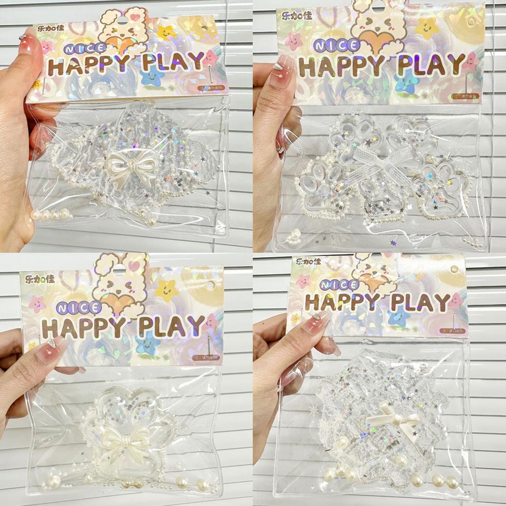 Kawaii Mochi ของเล่น Mini Cat Paw ปลาน้ําแข็งบล็อก Pinch Ball ของเล่นเด็ก Antistress Ball Cube บีบความเครียด Reliever ของเล่น K6J8