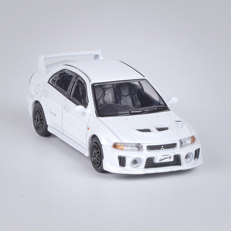 1/64 Mitsubishi Lancer Evolution EVO Toy Car Miniature 1:64 JKM Racing Model Free Wheel Diecast Alloy Collection Gift for Boy