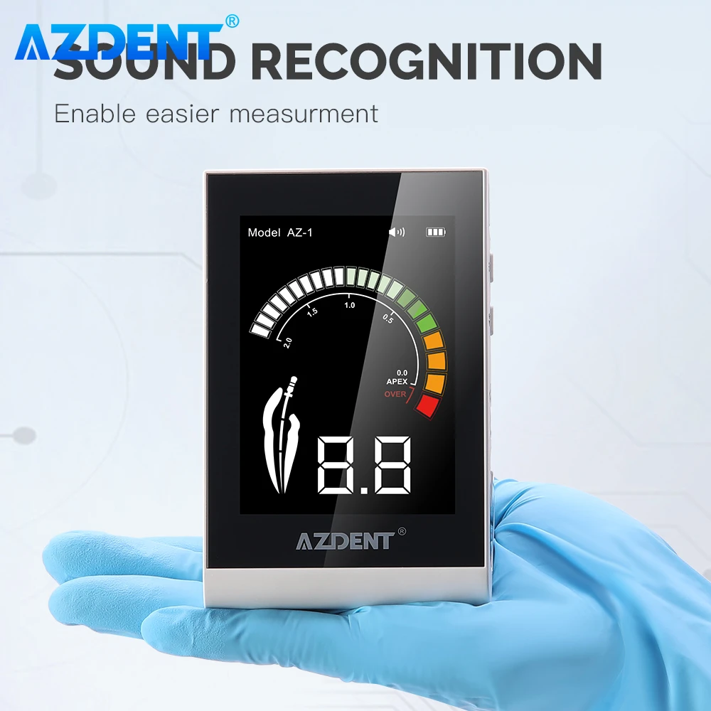 AZDENT Dental Endo Apex Locator Root Canal Apex Location Periodontics Measurement Measuring Equipment New Color Display Dentists