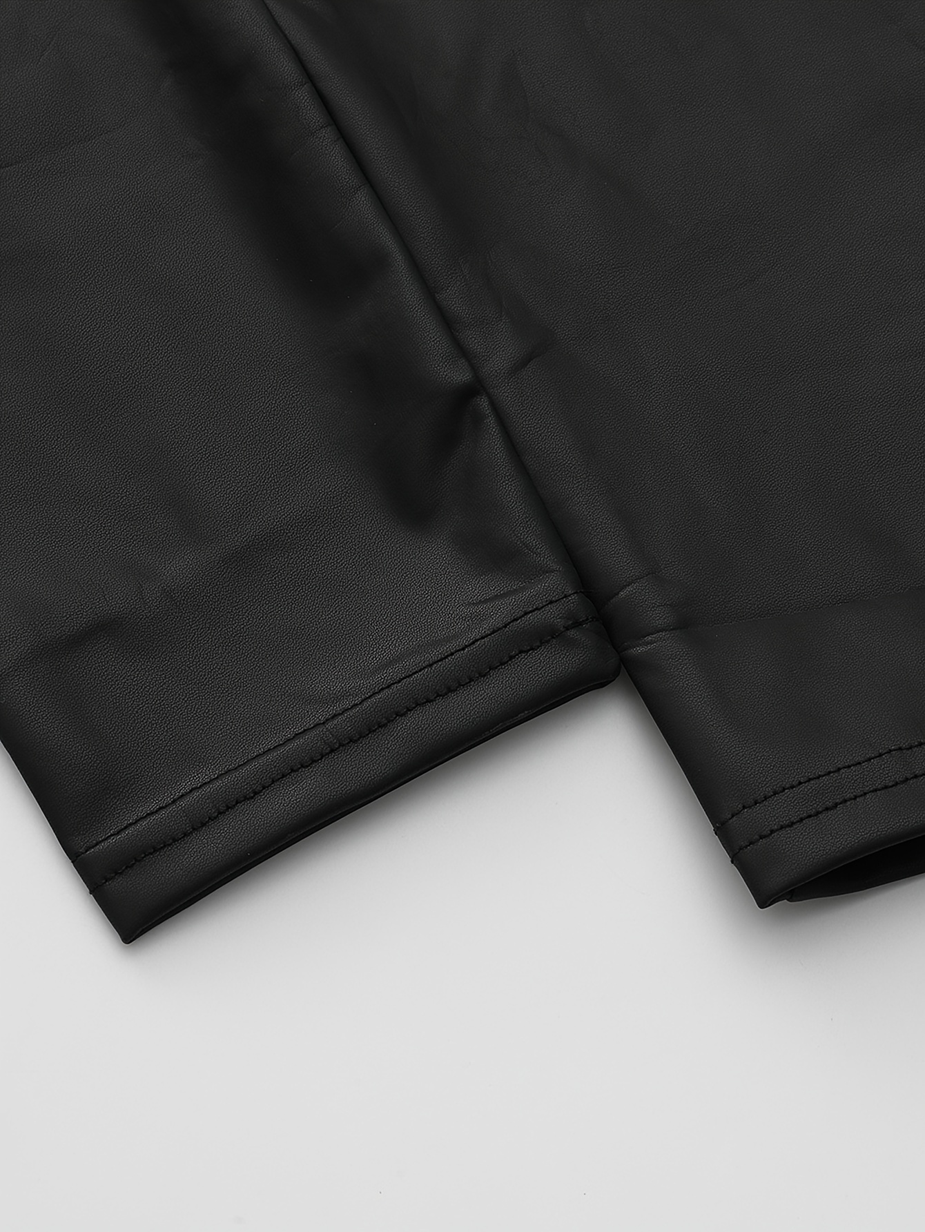 Sexy Slanke Pasvorm Pu Leren Broek Dames Casual Broek Elastische Hoge Taille Leggings Casual Broek