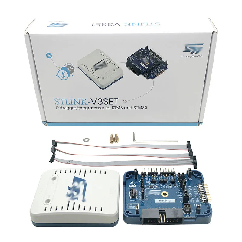 1 PÇS/LOTE Frete grátis STLINK-V3SET ST-LINK V3MINI V3MODS STM32 Burning Debug Emulação Programador