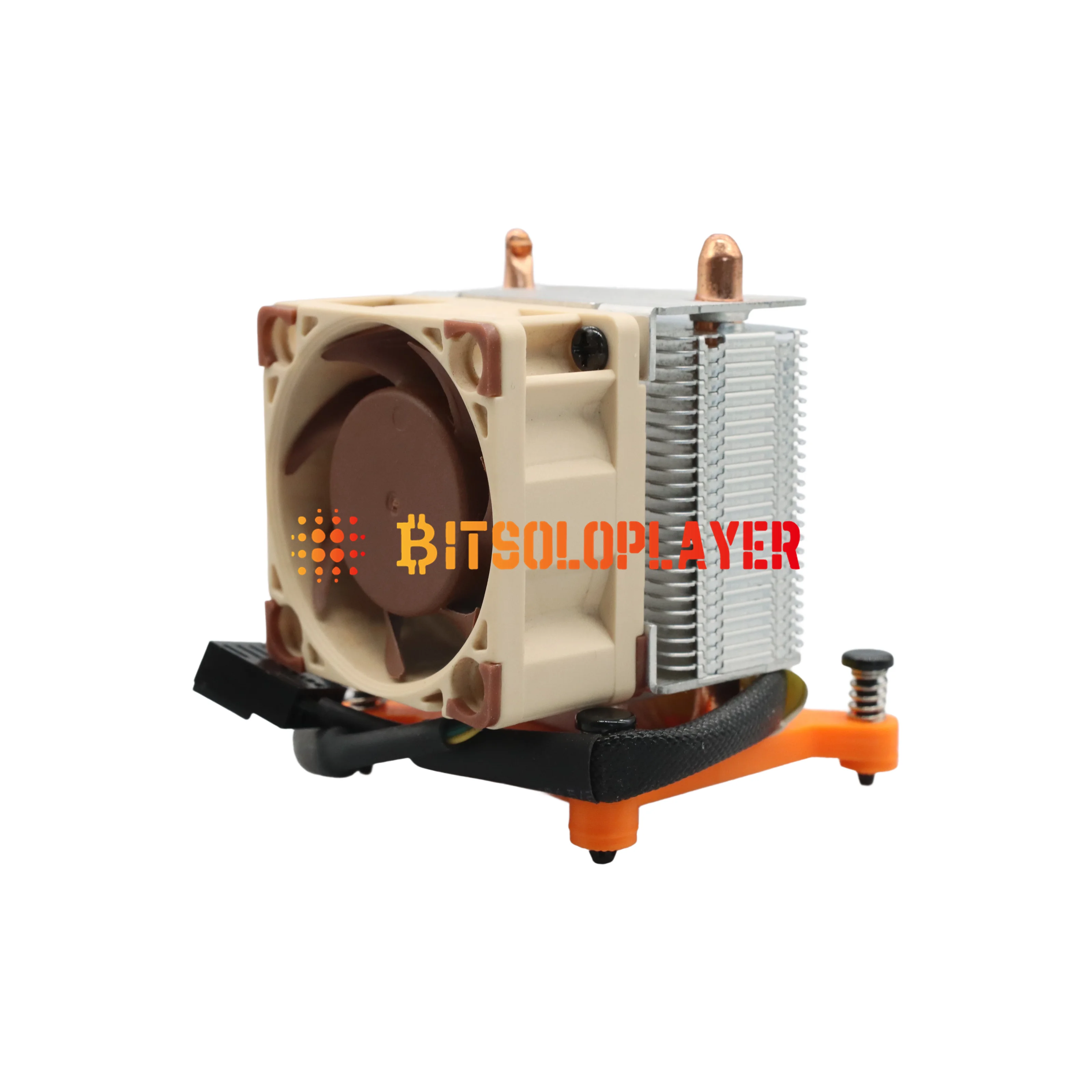 Radiador de dissipadores de calor de torre de gelo com ventilador silencioso para sobre relógio Bitaxe Gamma Supra Ultra 401 601 mineiros de código aberto