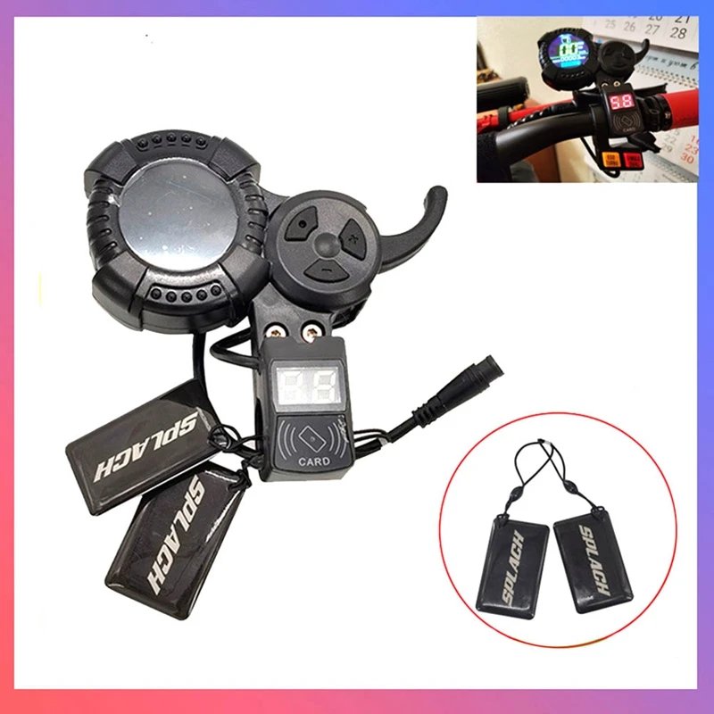 Scooter elétrico Display Gatilho, acelerador de LED, acelerador e cartão NFC para VSETT 8, 8 +, 9, 9 +, ZERO 8, 9, 10, 8X, 10X, Z8PRO