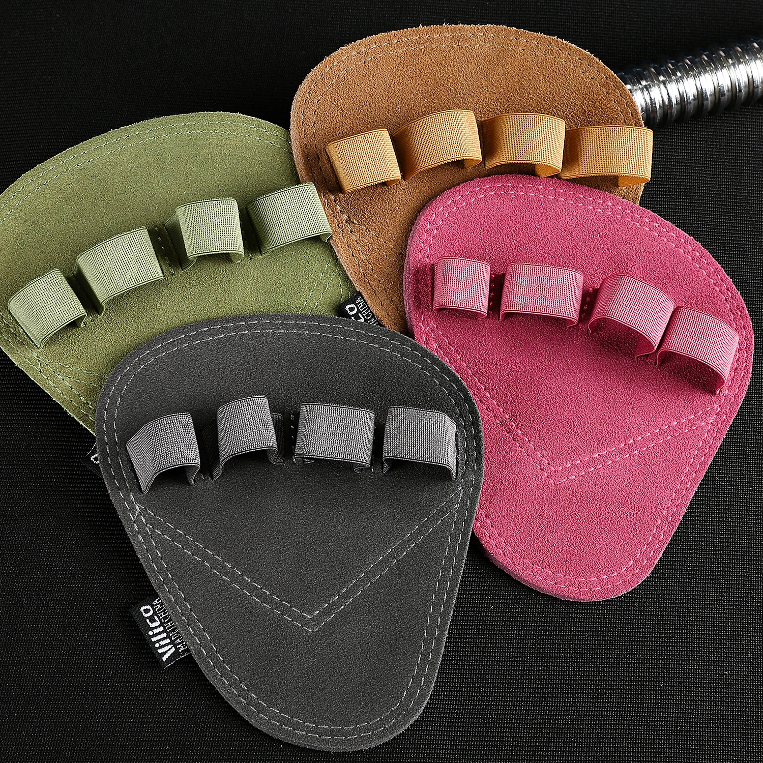 Guantes de entrenamiento de levantamiento de pesas de cuero protección de palma mujeres hombres Fitness deportes empuñaduras de gimnasia Pull Ups entrenamiento de levantamiento de pesas