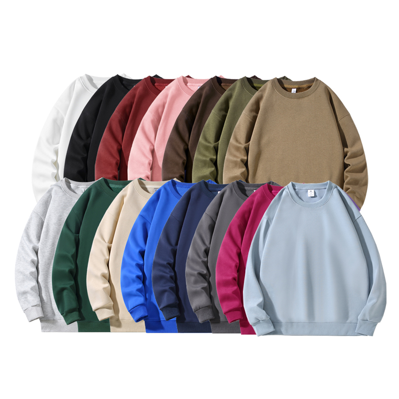 Neue Schwere Stoff Männer/Frauen Einfache Stil Sweatshirts Mode Soild Farbe O Hals Lose Hoodies Herbst Casual Pullover Tops