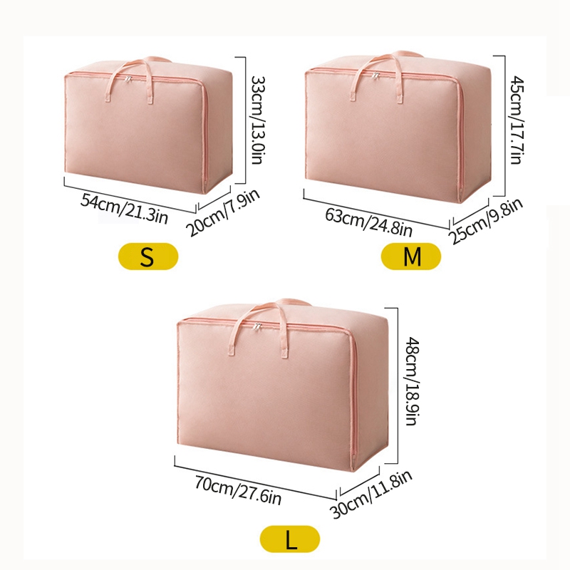 Große Kapazität Kleidung Lagerung Tasche Wasserdicht Schrank Kleiderschrank Organizer Quilt Kissen Decke Organizer Staubdicht Bettwäsche Lagerung