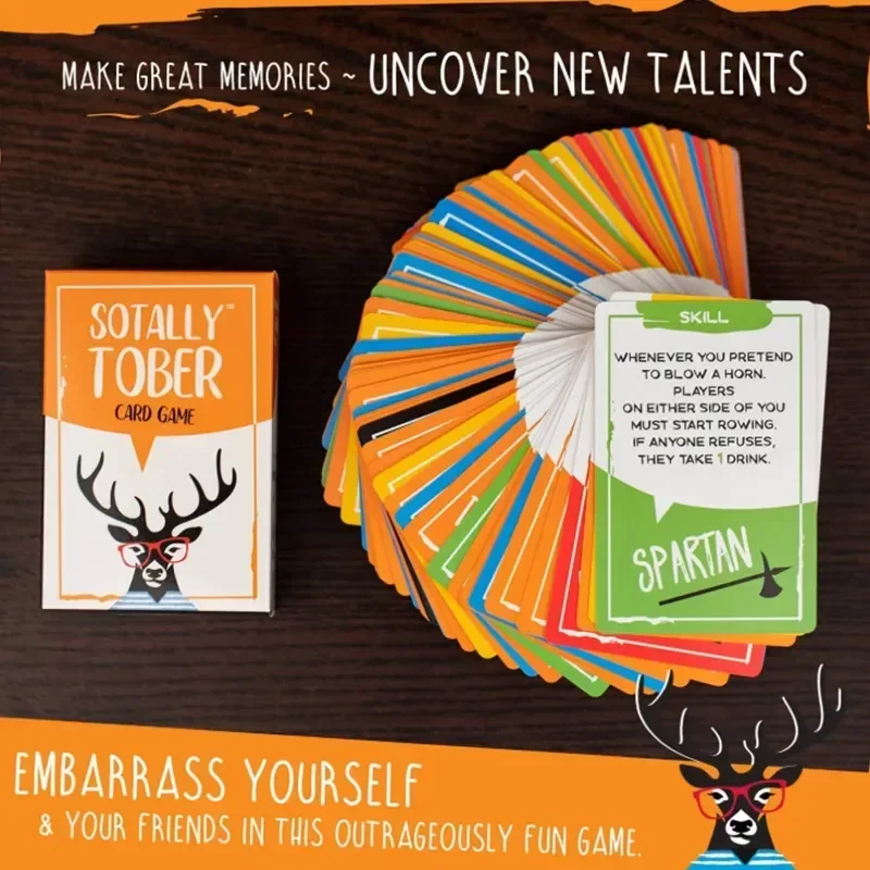 Sotally Tober 飲酒ゲーム酒気狂った欲望の恋人の飲酒カード ゲーム英語の大人の飲み会カード ゲーム