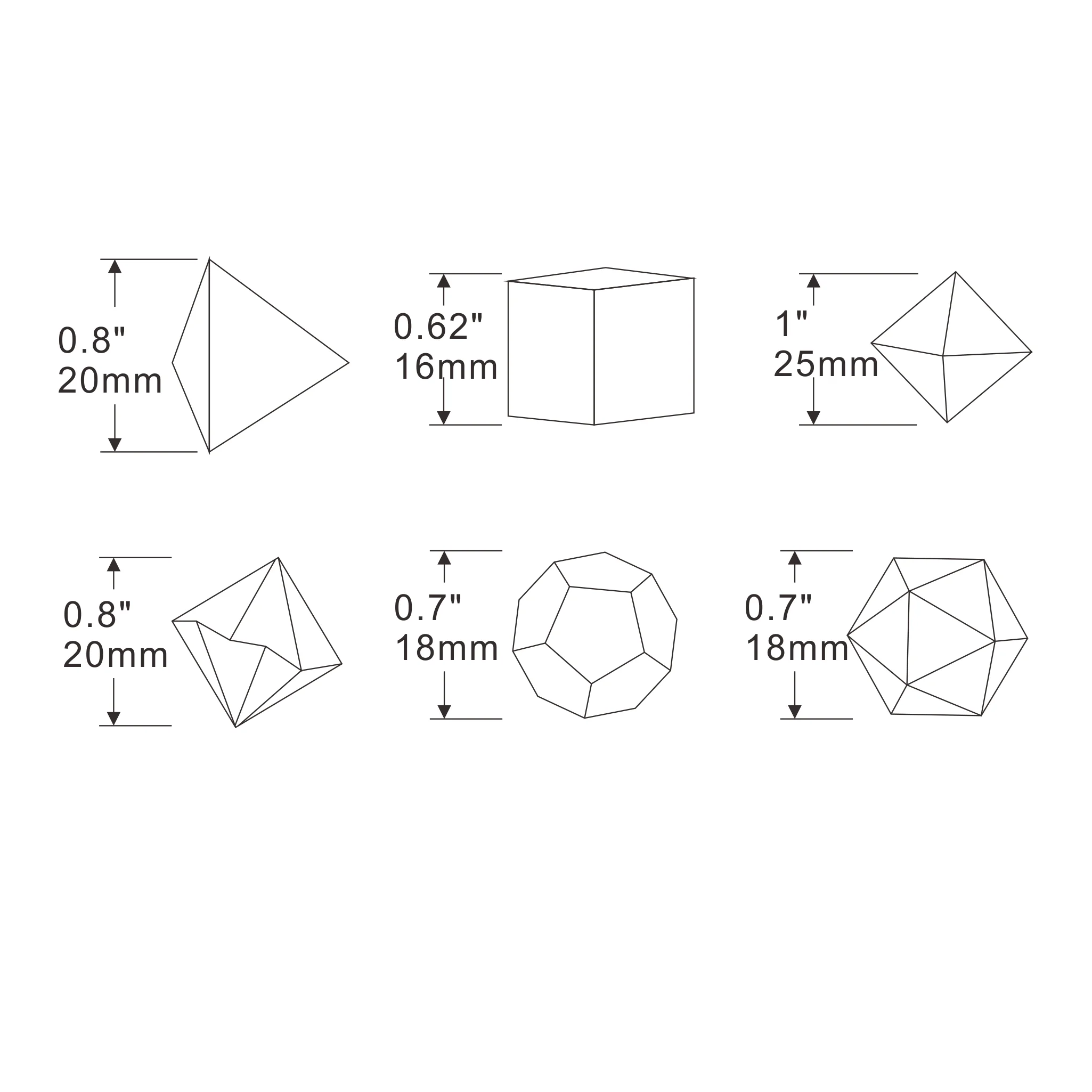 7 pçs conjunto de cristal estilo dnd dados conjunto poliédrico mesa jogo dados rpg dados