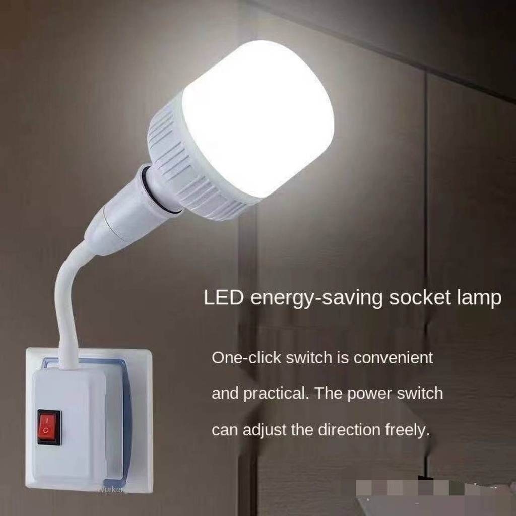 Flexible E27 Lampenfassung Extender E27 Lampe Rotierenden Basis Lampe Halter Lampenfassung Basis Lampe Halter LED Licht Adapter Dropshipping