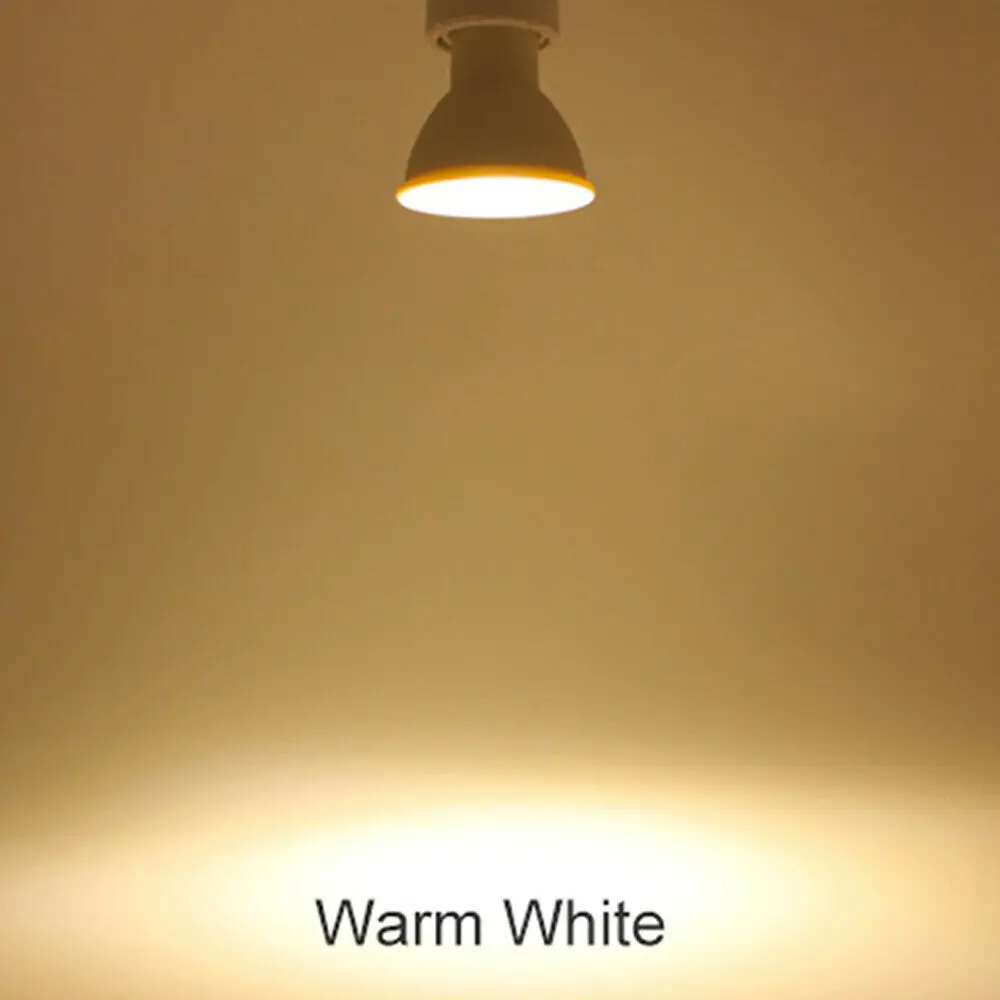 หรี่แสงได้ GU10 LED Spotlight หลอดไฟ 24 องศามุมลําแสง COB 7W 110V 220V เย็นสีขาวเปลี่ยนหลอดฮาโลเจนสําหรับตกแต่งบ้าน