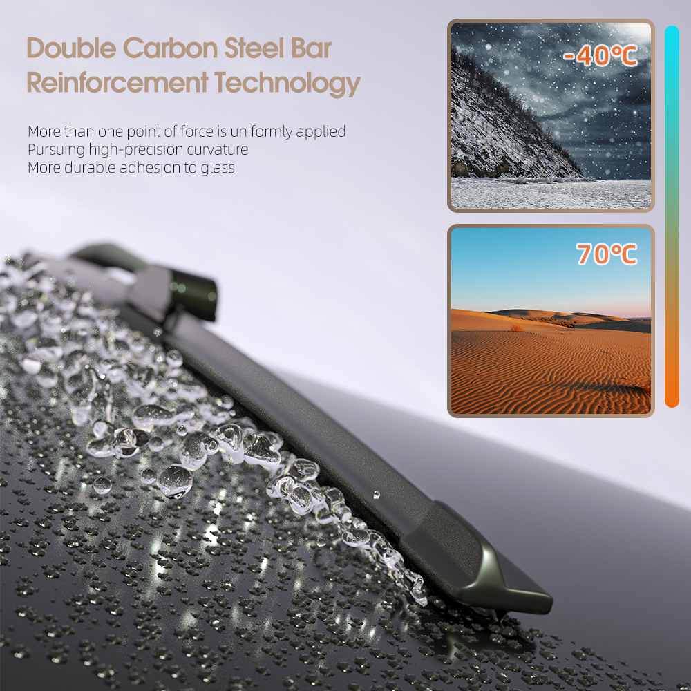 For Nissan Qashqai J10 J11 J12 2006-2023 Front Windshield Wiper Blades 2x Windscreen Window Accessories 2007 2009 2013 2014 2020