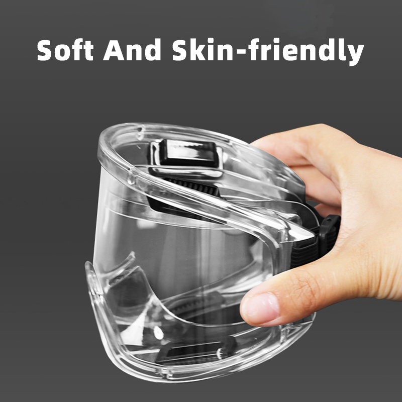 Anti Fog Safety Glasses Anti-splash Dust Sand Goggles Riding Skiing Sports Glasses Clear Adjustable