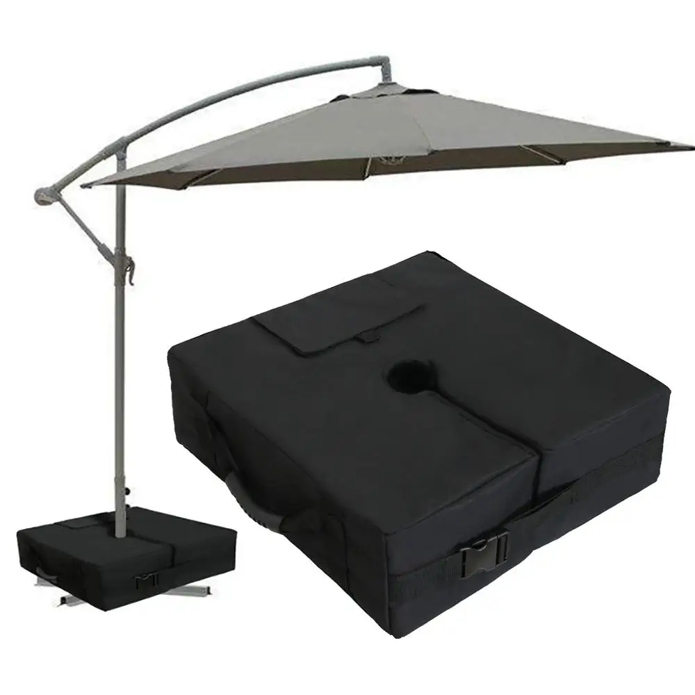 Base de guarda-sol pesada pesos guarda-chuva saco de areia para banana pendurado cantilever